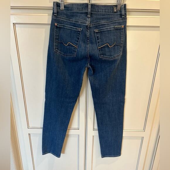 🍀🍀7 For All Mankind Josefina Feminine Boyfriend Jeans - Sz 26 ( 2-4) - Picture 5 of 9